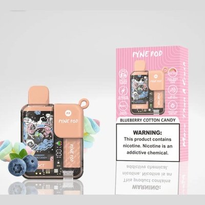 Blueberry Cotton Candy PYNE POD 8500 Puffs