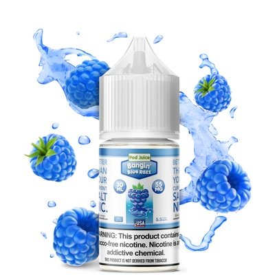 Bangin Blue Razz Pod Juice