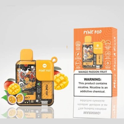 Mango Passion Fruit PYNE POD 8500 Puffs  Speedy's Temecula Smoke And Vape  Store