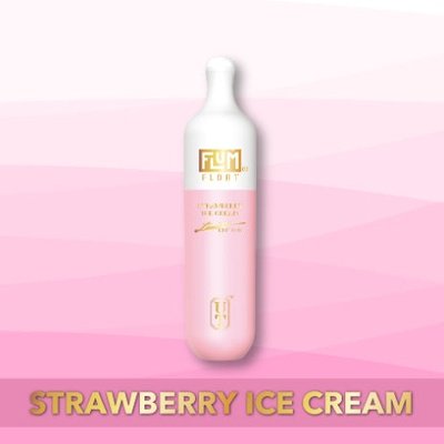 Strawberry Ice Cream Flum Float 3000 Puffs