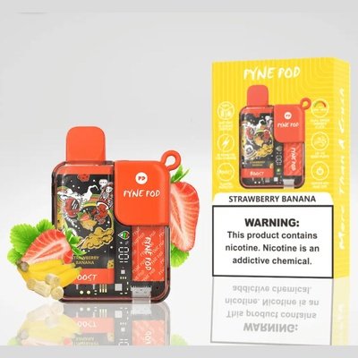 Strawberry Banana PYNE POD  8500 Puffs